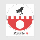 Sticker de Fort Vinyl de SCA Raven (Feuille)