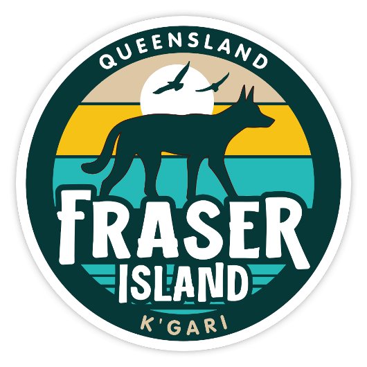 Sticker de Fraser Island, Queensland Australie