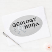 Sticker de géologie Ninja (Enveloppe)