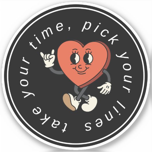 Sticker de golf de disque (Devant)