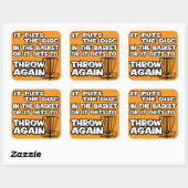 Sticker de golf de disque (Feuille)