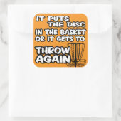 Sticker de golf de disque (Sac)