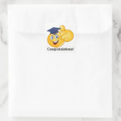 Sticker de graduation de sourire (Sac)