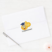 Sticker de graduation de sourire (Enveloppe)