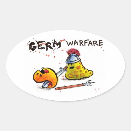 Sticker de guerre de germe (Devant)