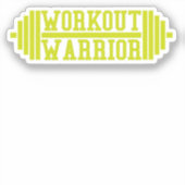 Sticker de guerrier d'entraînement (Recto)