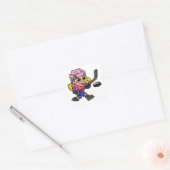 Sticker de hockey fille 3 (Enveloppe)
