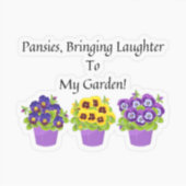 Sticker de jardin de panneaux lunaires (Recto)