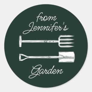 Sticker de jardin, Nom personnalisé