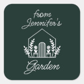 Sticker de jardin, Sticker classique de nom person (Devant)