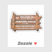 Sticker de Jericho Falls (Feuille)