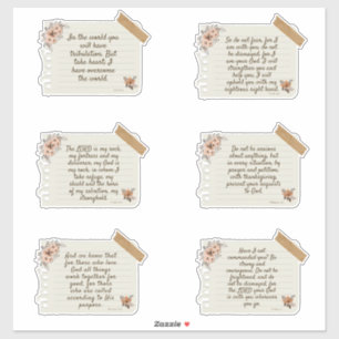 Sticker de Jésus, Verset biblique, Sticker, Sticke