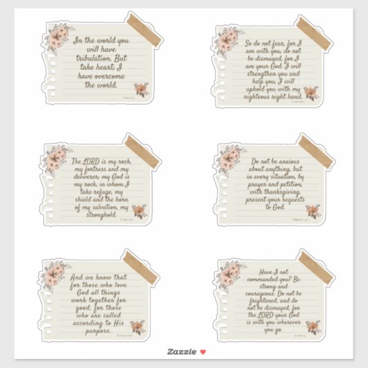 Sticker de Jésus, Verset biblique, Sticker, Sticke (Feuille)