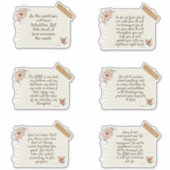 Sticker de Jésus, Verset biblique, Sticker, Sticke (Devant)