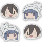 Sticker de jeu de Rin du camp de Yuru (Devant)
