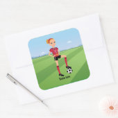 Sticker de jeu de soccer pour fille (Enveloppe)