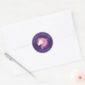 Sticker de jour pour enfants Unicorn Valentines (Enveloppe)