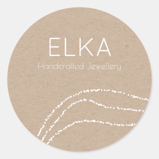 Sticker de Kraft Look Designer (Devant)