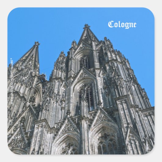 Sticker de la cathédrale de Cologne (Devant)