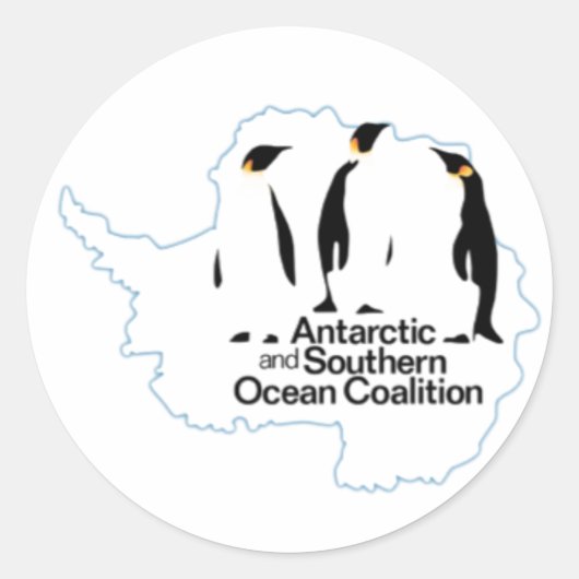Sticker de la Coalition Antarctique et Océan Austr (Devant)