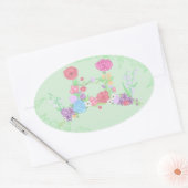 Sticker de la couronne de fleurs de hiérarchie (Enveloppe)