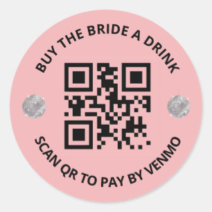 Sticker de la discothèque dernière Bachelorette QR