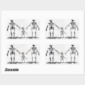 Sticker de la famille Skeleton (Feuille)