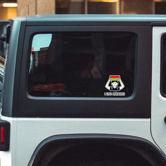 Sticker de la fenêtre de voiture en vinyle de la f