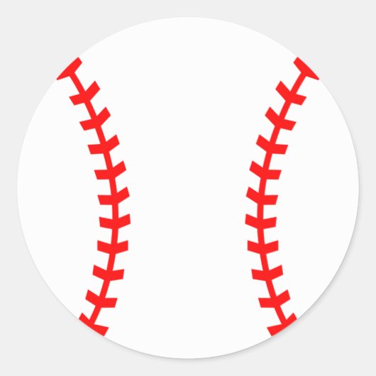 Sticker de la fête de baseball, Sticker d'annivers (Devant)