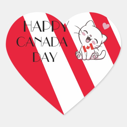 Sticker de la fête du Canada (Devant)
