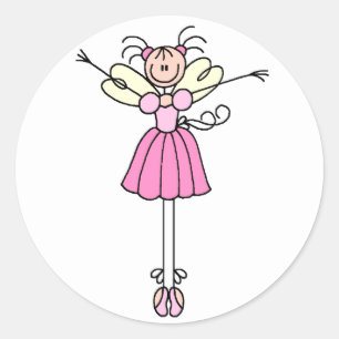 Sticker de la Figure Ballerina jolie