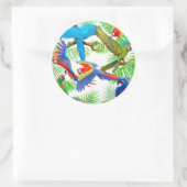 Sticker de la Jungle de Macaw (Sac)