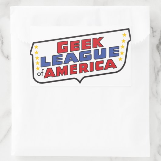 Sticker de la Ligue geek d'Amérique (Sac)