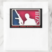 Sticker de la Ligue nationale de chasse zombie (Sac)