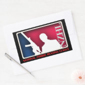 Sticker de la Ligue nationale de chasse zombie (Enveloppe)