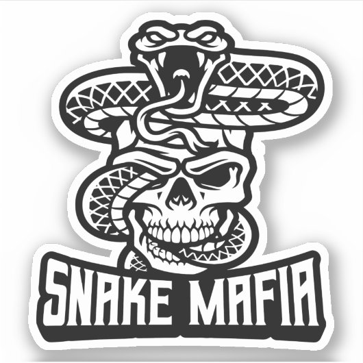 Sticker de la mafia serpent (Devant)