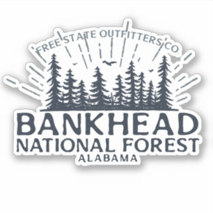 Sticker de la marine Bankhead Treeline