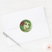 Sticker de la nymphe de Poinsettia Holly (Enveloppe)