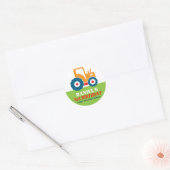 Sticker de la partie Anniversaire de enfant de car (Enveloppe)