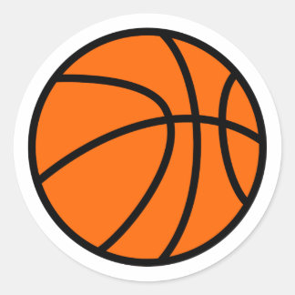 Sticker de la partie de basket, Sticker d'annivers