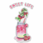 Sticker de la partie de boisson du Cool de jus de (Devant)
