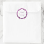 Sticker de la partie pourpre Damask Favoriser (Sac)