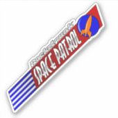 Sticker de la patrouille spatiale Rocketpunk (Devant)