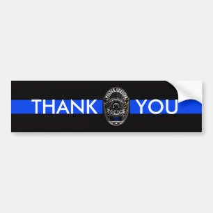 STICKER DE LA POLICE Merci