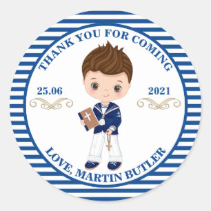 Sticker de la première sainte communion du marin e