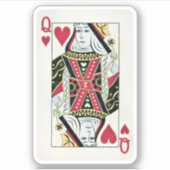 Sticker de la Reine des Coeurs (Devant)