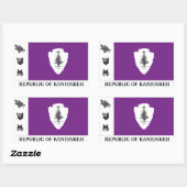 Sticker de la République de Kanienkeh (nation moha (Feuille)