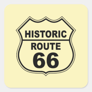 Sticker de la route historique 66