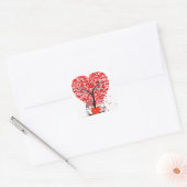 Sticker de la Saint Valentin Gnome mignonne, Stick (Enveloppe)