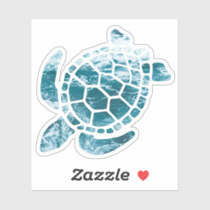 Sticker de la tortue de mer
